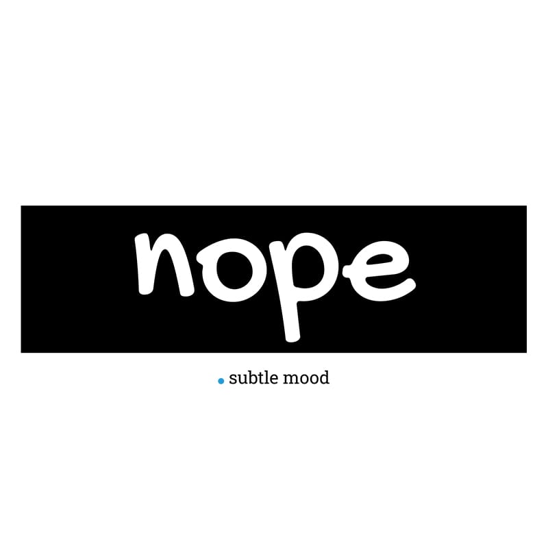Тениска Nope | subtle mood collection | - Image 2