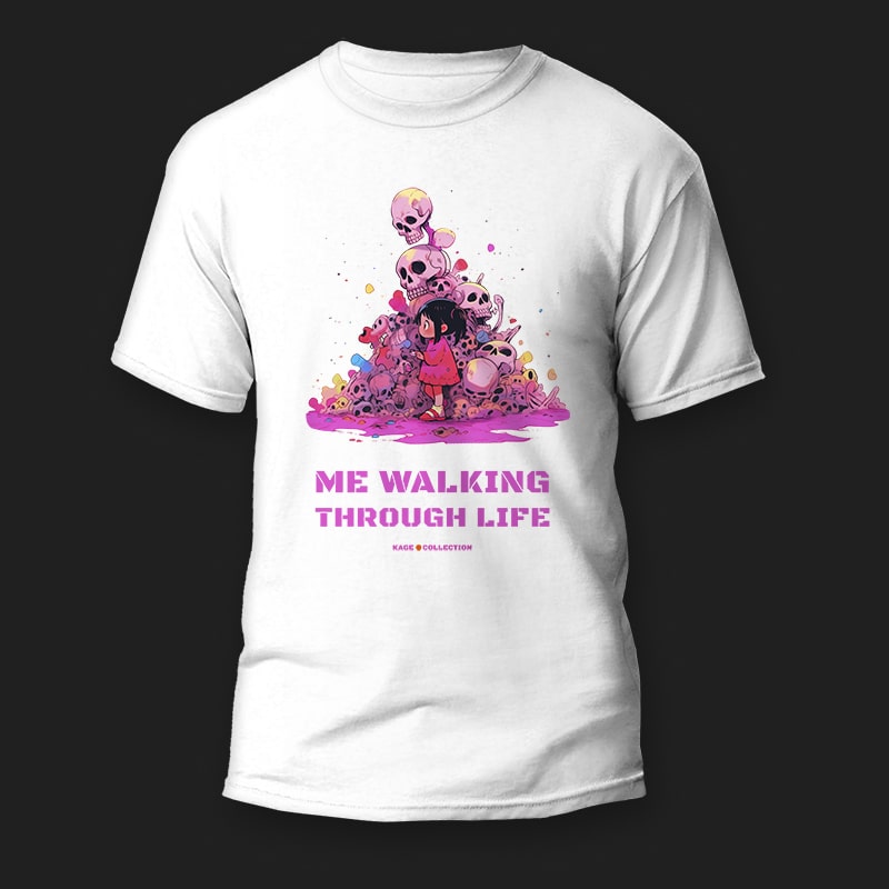 Тениска Me Walking Through Life