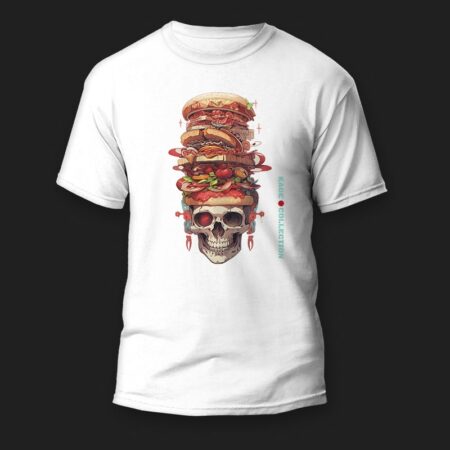 Тениска Skull Burger