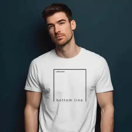 Тениска Bottom Line | subtle mood collection |