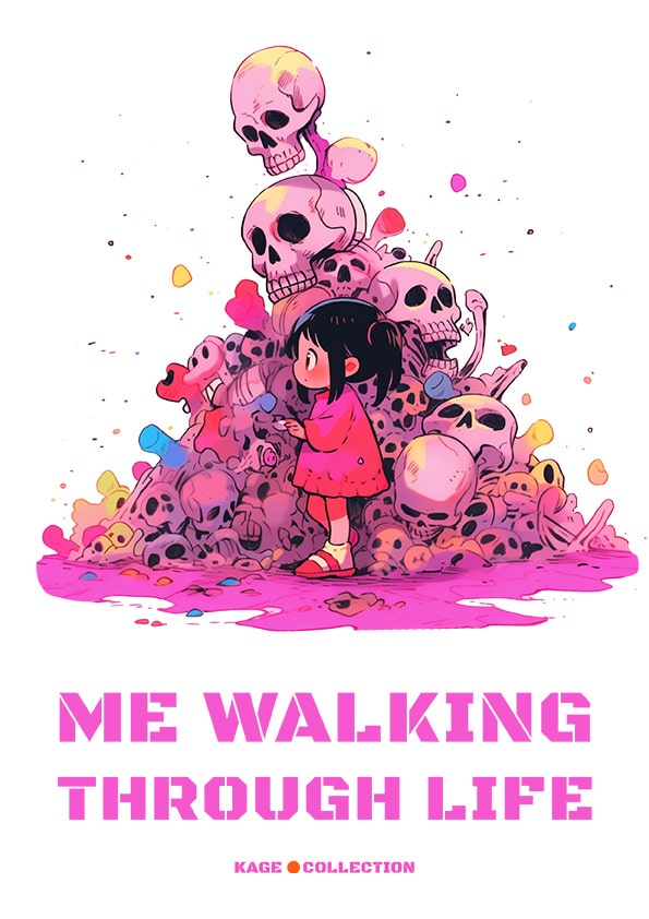 Тениска Me Walking Through Life - Image 2