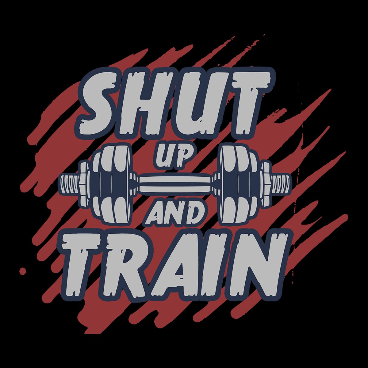 Тениска Shut up and train - Image 2
