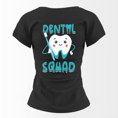 Тениска за зъболекарка "Dental Squad"