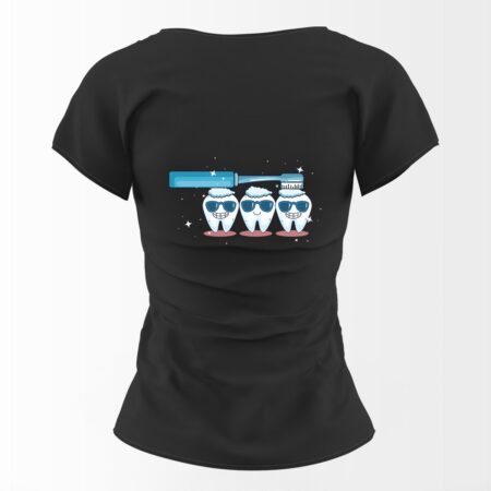 Тениска за зъболекарка "Cool teeth"