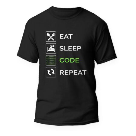 Тениска за програмисти Programmer's routine