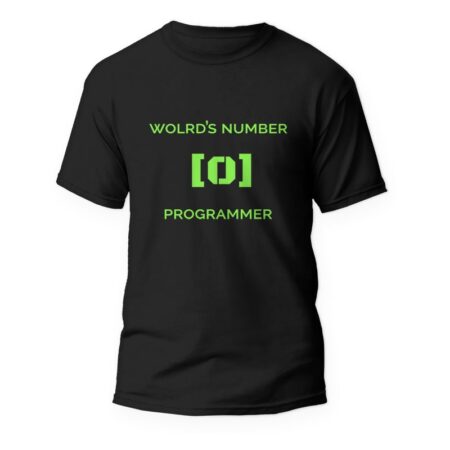 Тениска за програмисти World's number 1 programmer