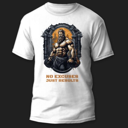 Тениска No Excuses Just Results