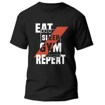 Тениска Eat Sleep Gym Repeat