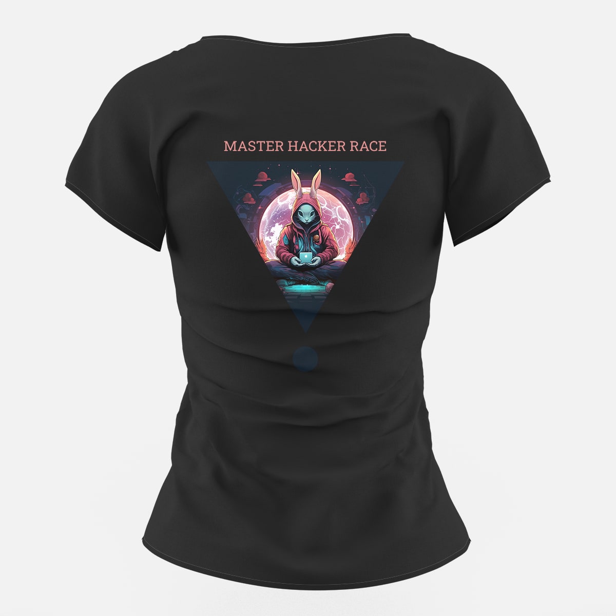 Дамска тениска за програмисти Master Hacker Race