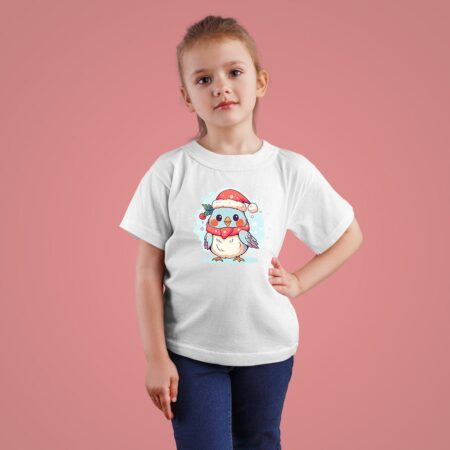 Детска тениска Cute X-mass Bird