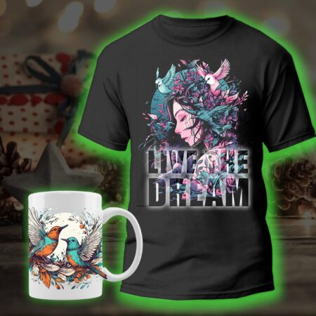 Тениска + Чаша Live a dream
