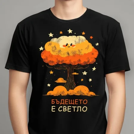 Тениска Бъдещето е Светло